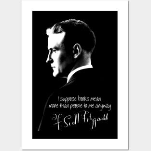 F Scott Fitzgerald Quote Posters and Art